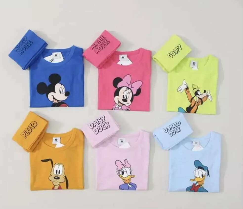 Disney Fab Five Character T-Shirt & Short Sets