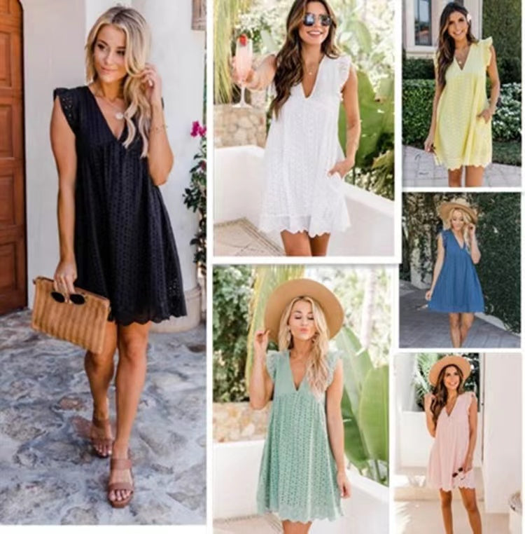 Pocket Dress w/ Shorts