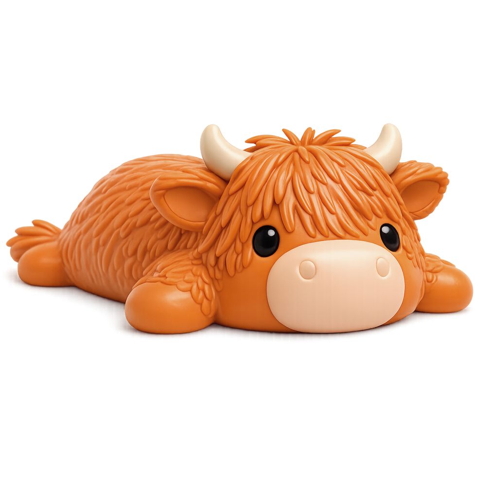 The Big Squij Highland Cow Slow-Rise Squishy Toy- Preorder - ETA Late Oct. 2026