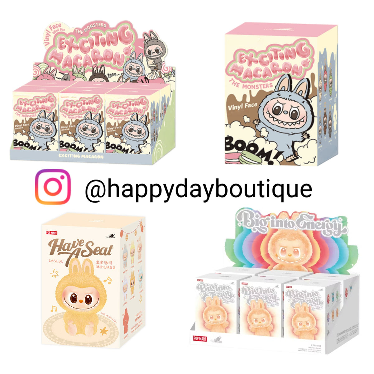 Popmart Labubu Blind Boxes V1, V2, V3 AUTHENTIC