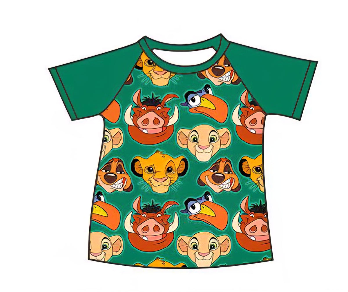 Lion King Raglan Kid's Shirt- Preoder