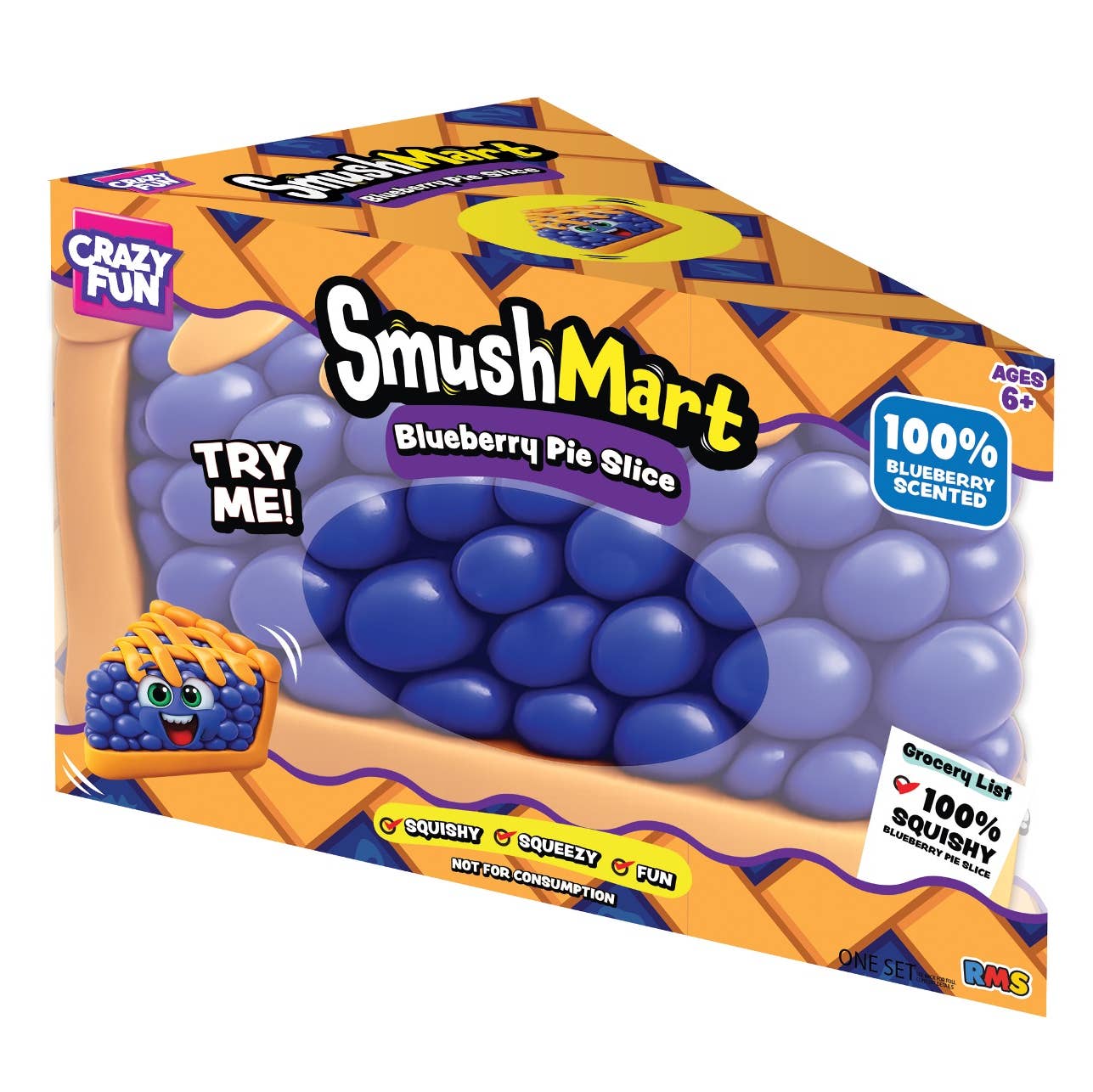 Authentic Rms® Smushmart™ Blueberry Pie Squishy – Preorder - November ETA