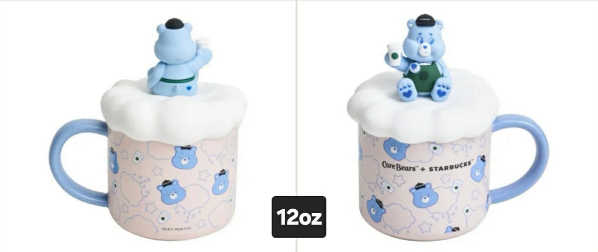 Starbucks Carebear 12 ounce Mug Blue Taiwan - AUTHENTIC - Preorder