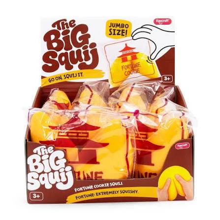 The Big Squij Fortune Cookie Slow-Rise Squishy Toy -Preorder - ETA December 2026