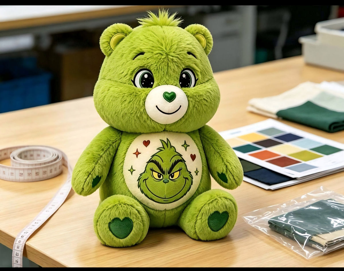 Care Bear Grinch Plush -Preorder - 4 to 6 week ETA