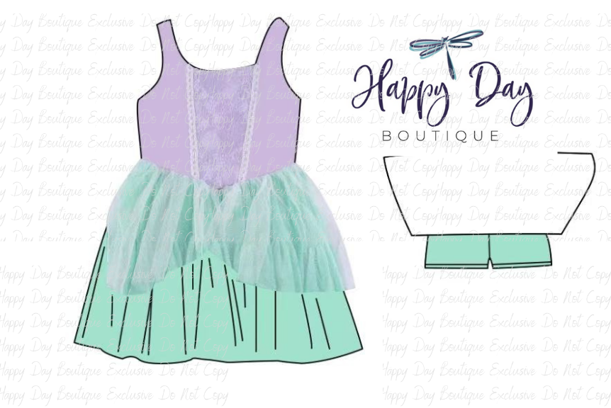 Adult Mermaid Princess Dress- Preorder- ETA late March