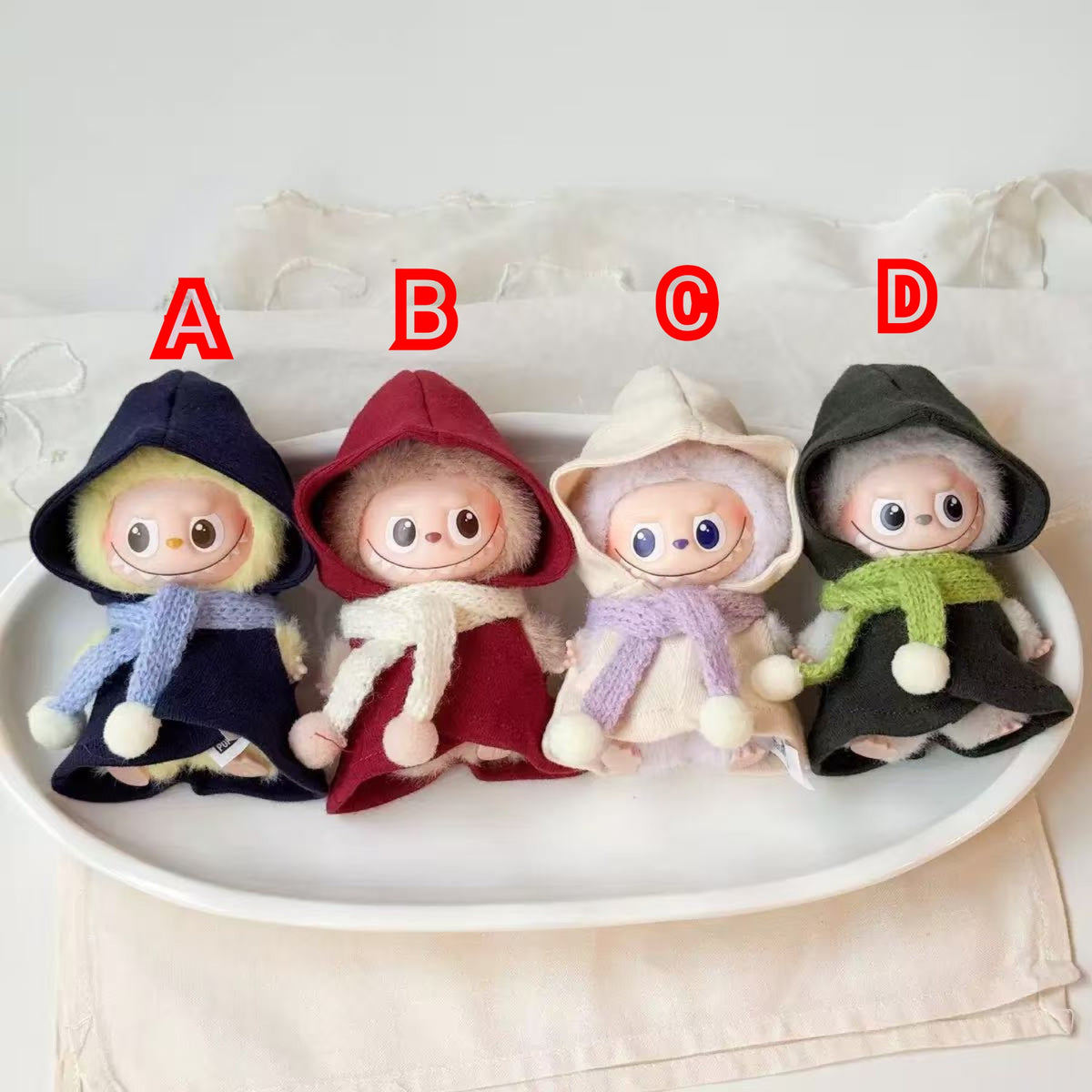 Mini Labubu Cloaks & Scarfs