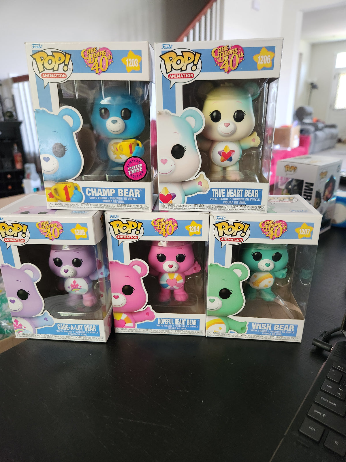 FUNKO POP CARE BEAR LOT of 5