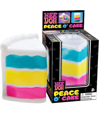 Squishy Piece of Cake Toy - Ready to ship!
