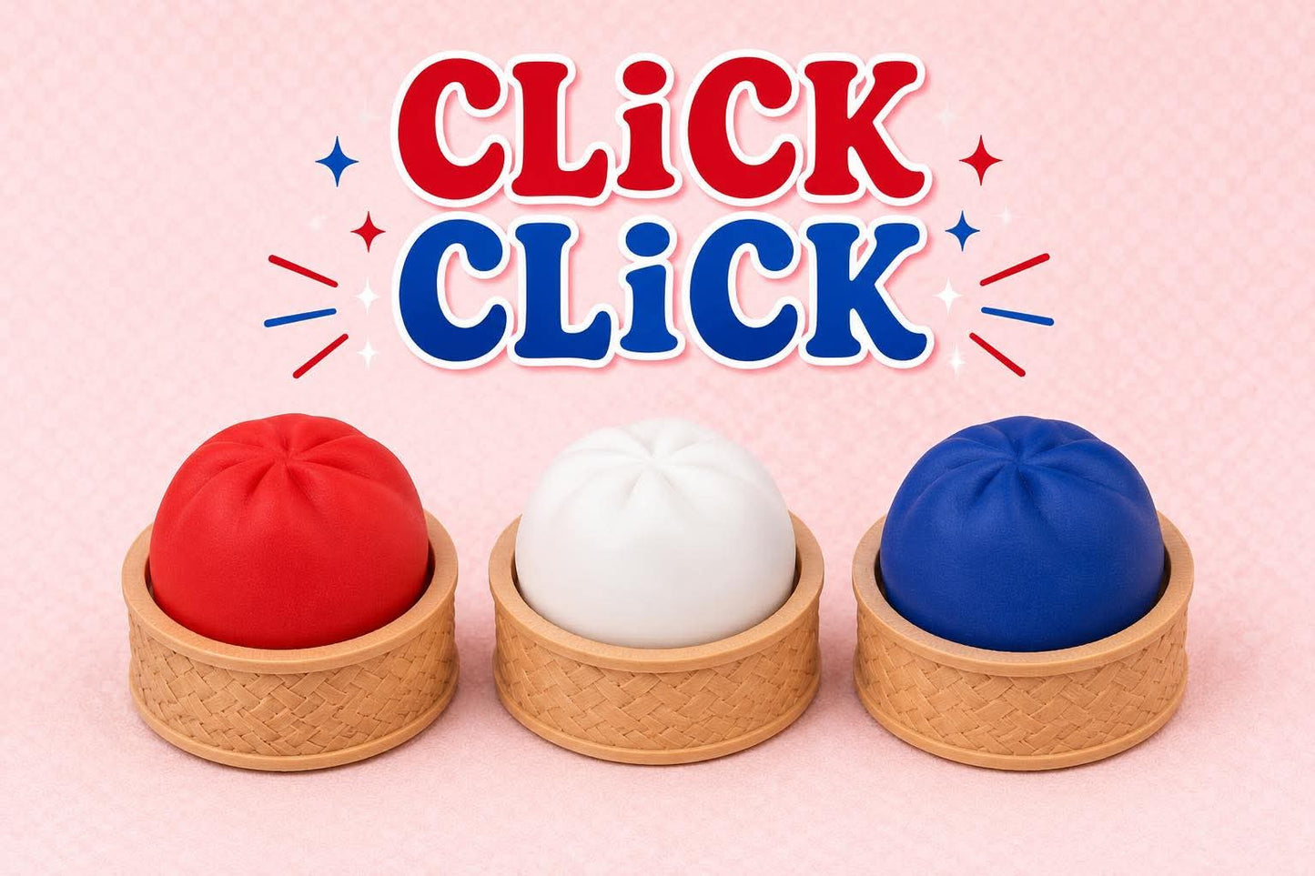 Dumpling Clickers - Ready to Ship!