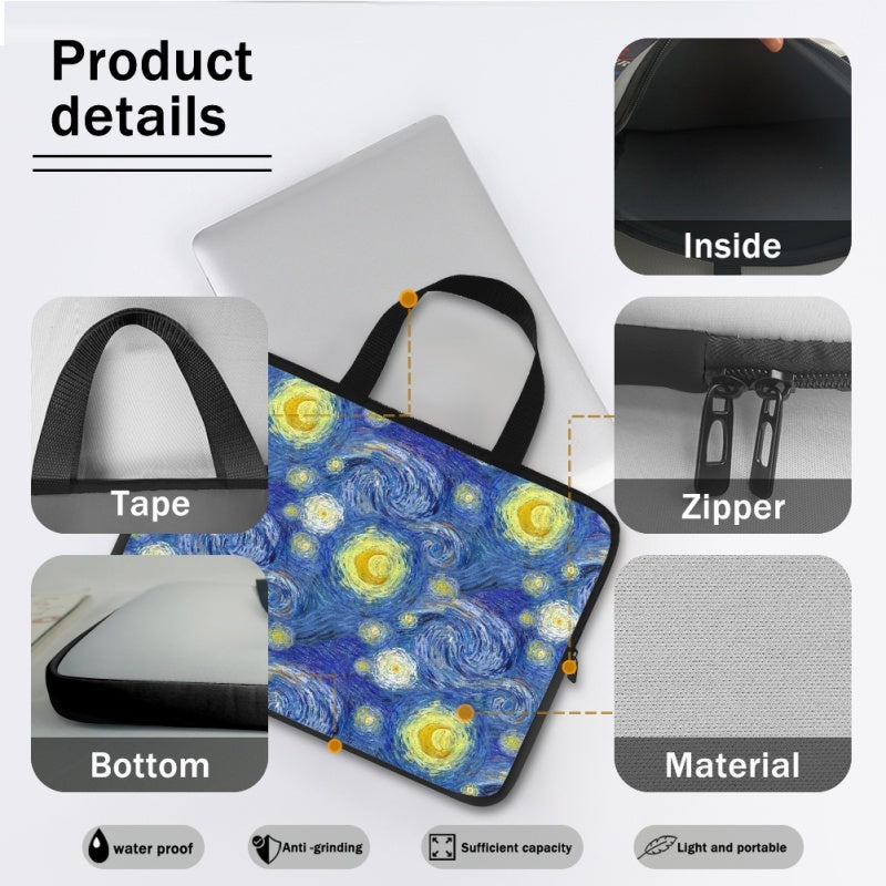 Starry Night Print Laptop Case - Preorder