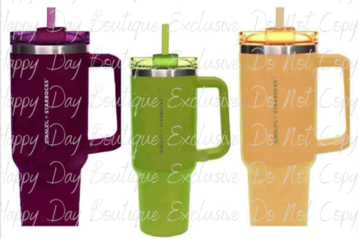 Stanley + Starbucks  Lime, Aubergine, Mustard  -Philippines Exclusives - Ready to Ship