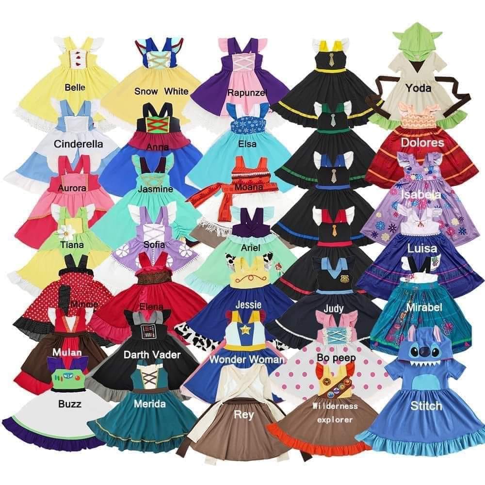 Character Dresses - Preorder