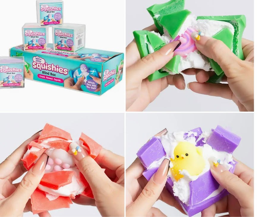 Wax Clay Squishies® Mystery Wax Crack Fidget Toy Blind Box - Preorder - ETA Sept. 2026