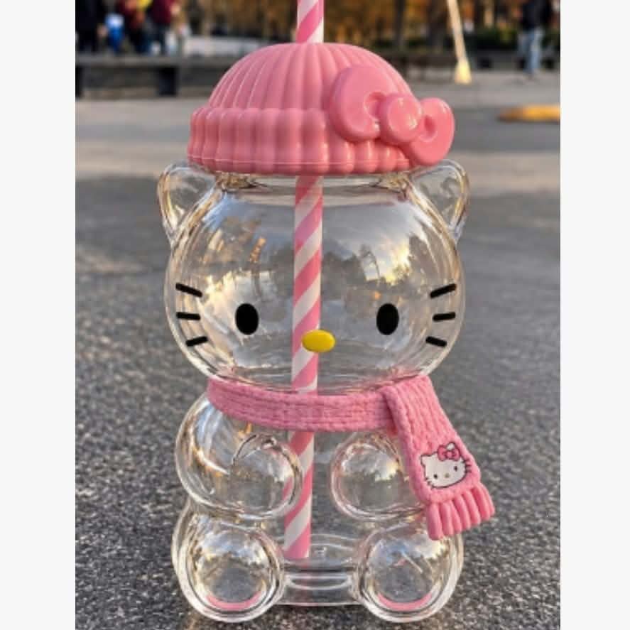 Hello Kitty Glass Bearista Cup- PREORDER - 2 to 3 WEEK ETA