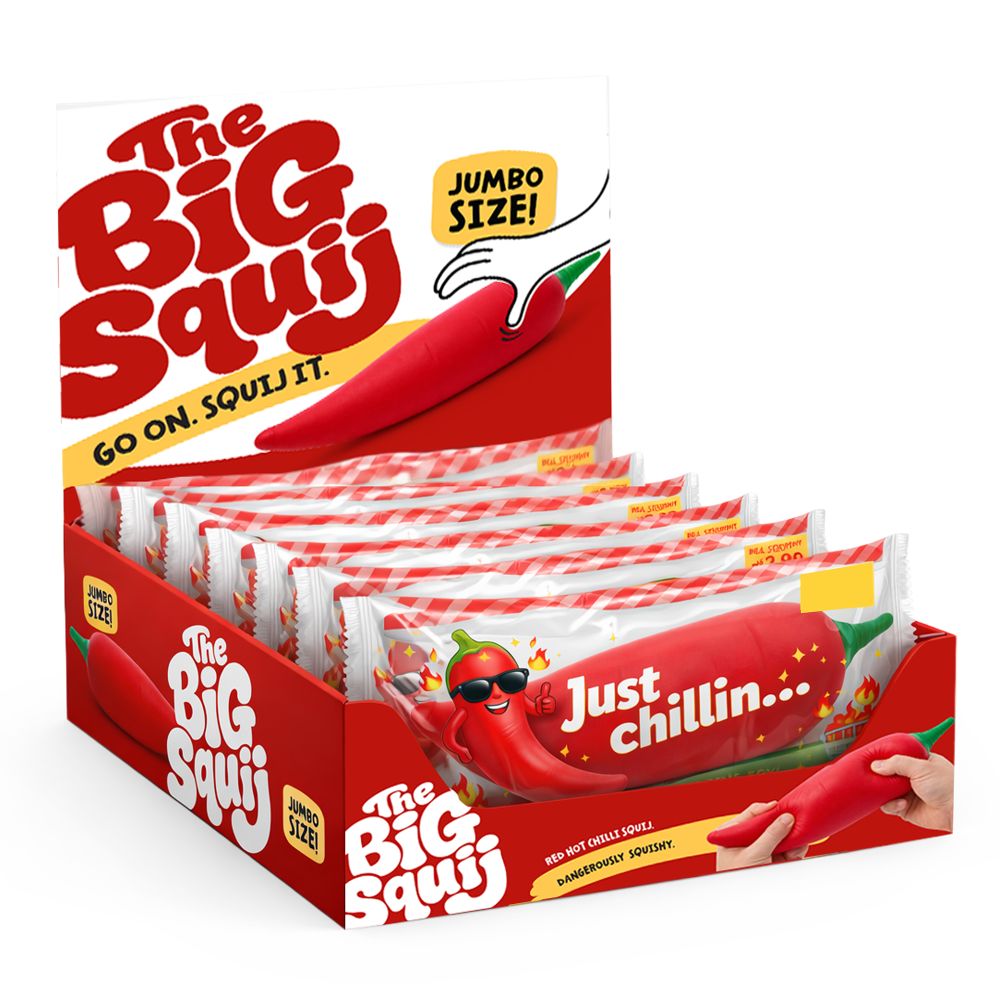 The Big Squij Chilli Slow-Rise Squishy Toy-  Preorder - ETA Late Nov. 2026
