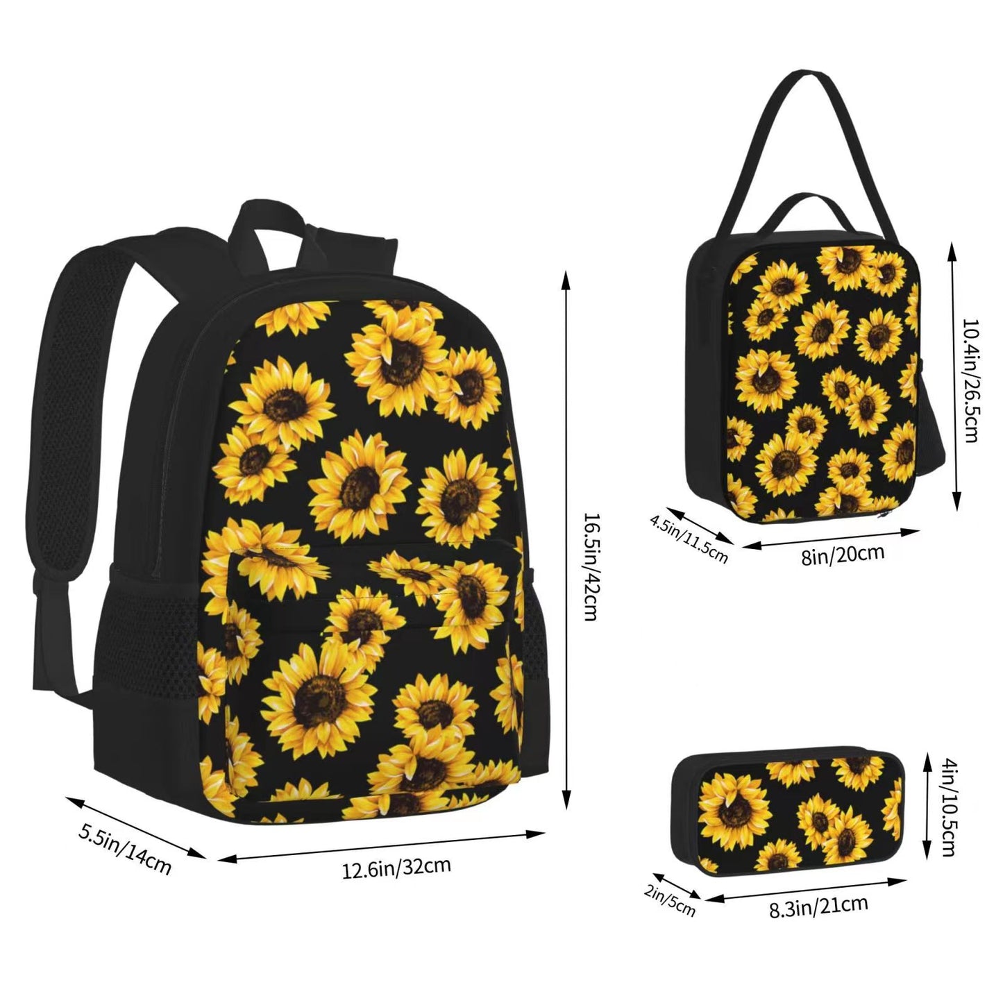 Sunflower Backpack Set -  Preorder - Closing 7/18 - ETA mid Aug.
