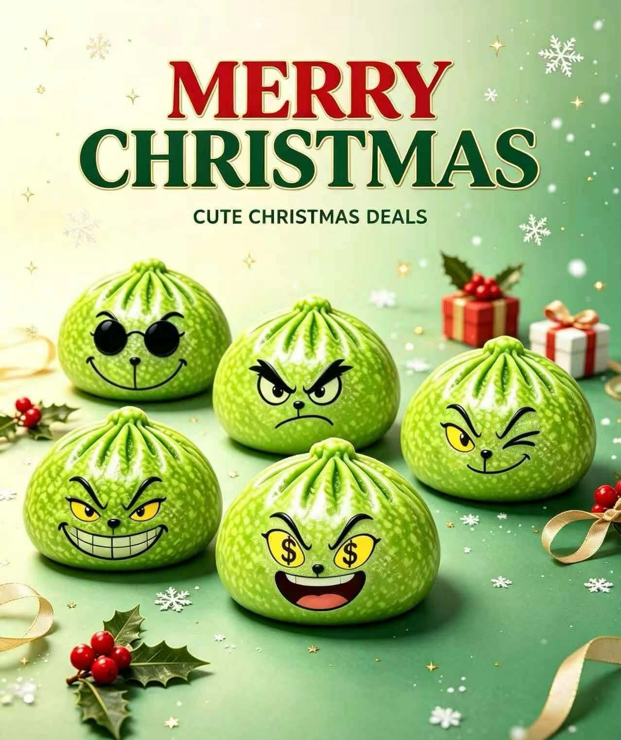 Grinchmas Dumplings -  Preorder - 2 to 4 week ETA