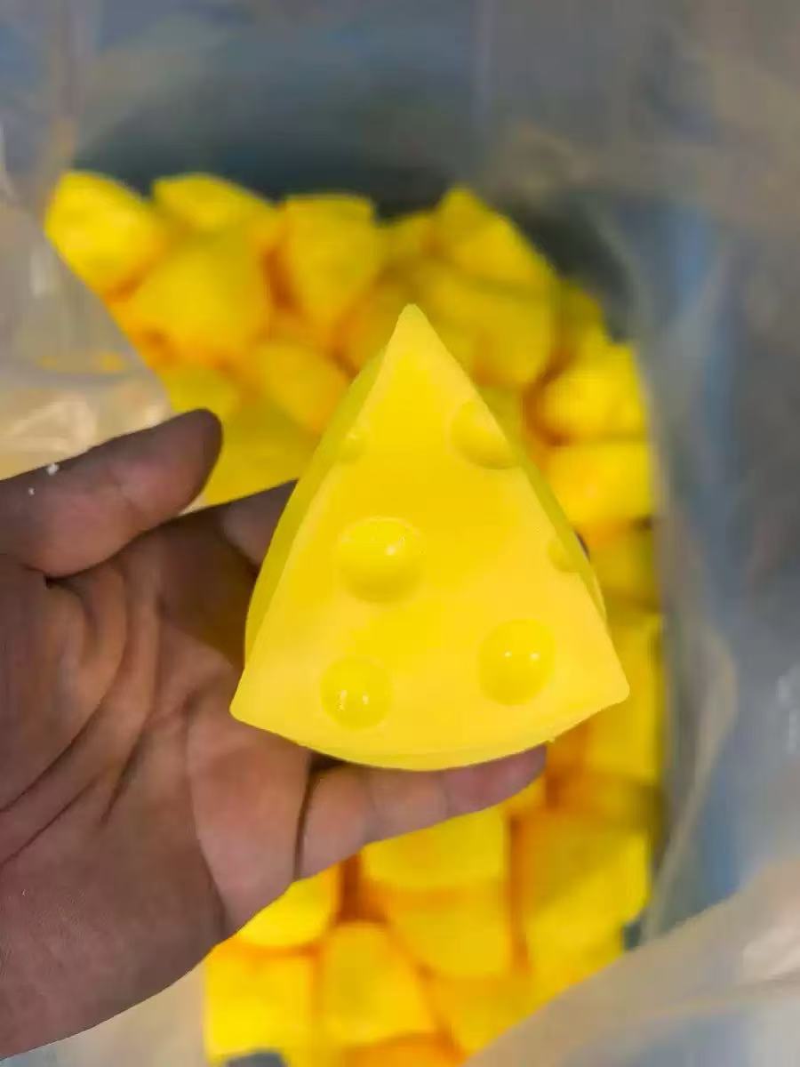 Squishy Cheese Toy - Ready to ship