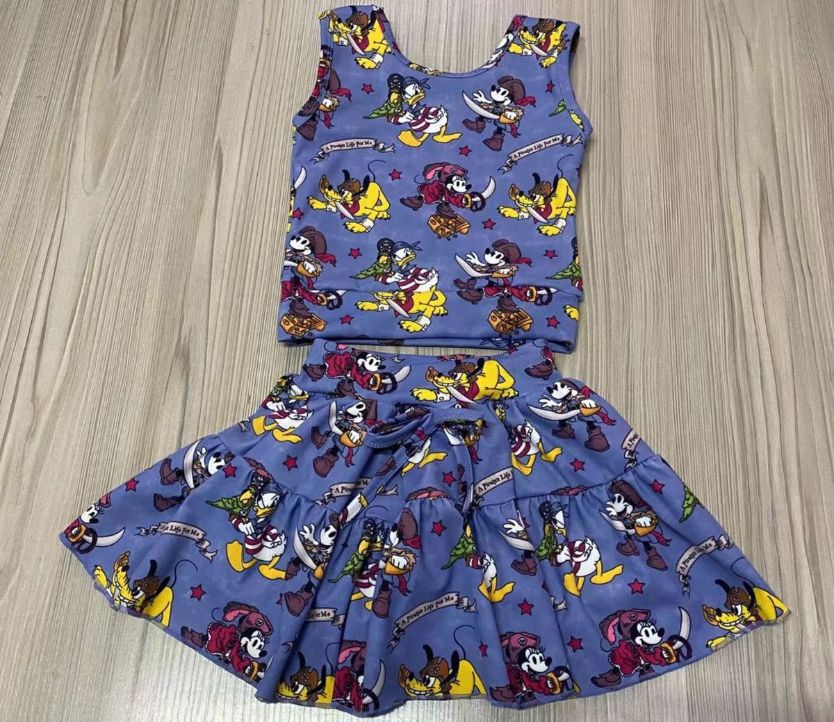 Pirate Mickey Yoga Set - Ready to ship!