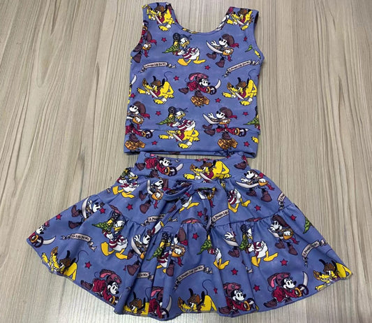Adult Pirate Mickey Yoga Set- Ready to ship