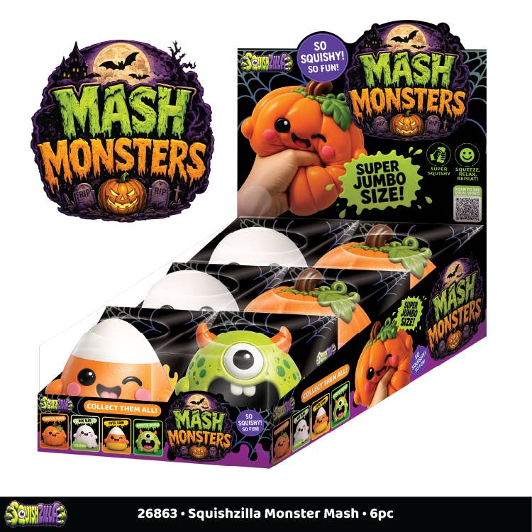 Jumbo Halloween Squishy Fidget Toy- Preorder - ETA September
