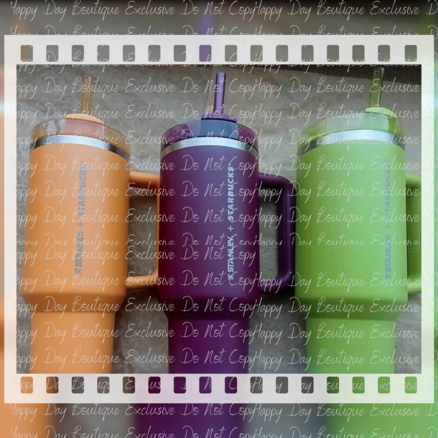 Stanley + Starbucks  Lime, Aubergine, Mustard  -Philippines Exclusives - Ready to Ship