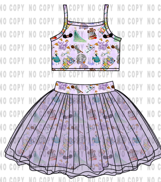 Epcot Tutu Outfit - Preorder - ETA is early May