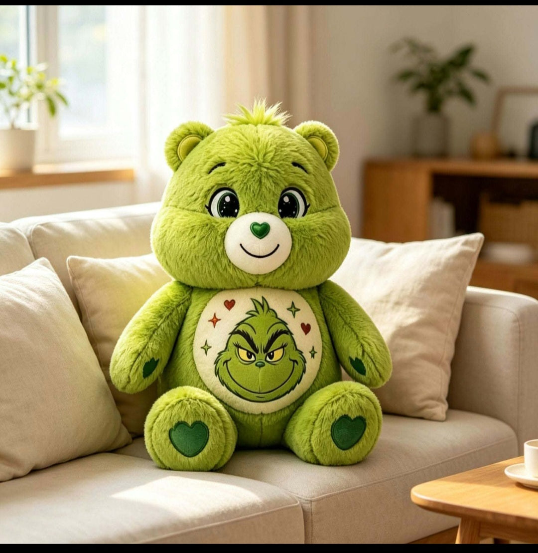 Care Bear Grinch Plush -Preorder -  4 to 6 week ETA