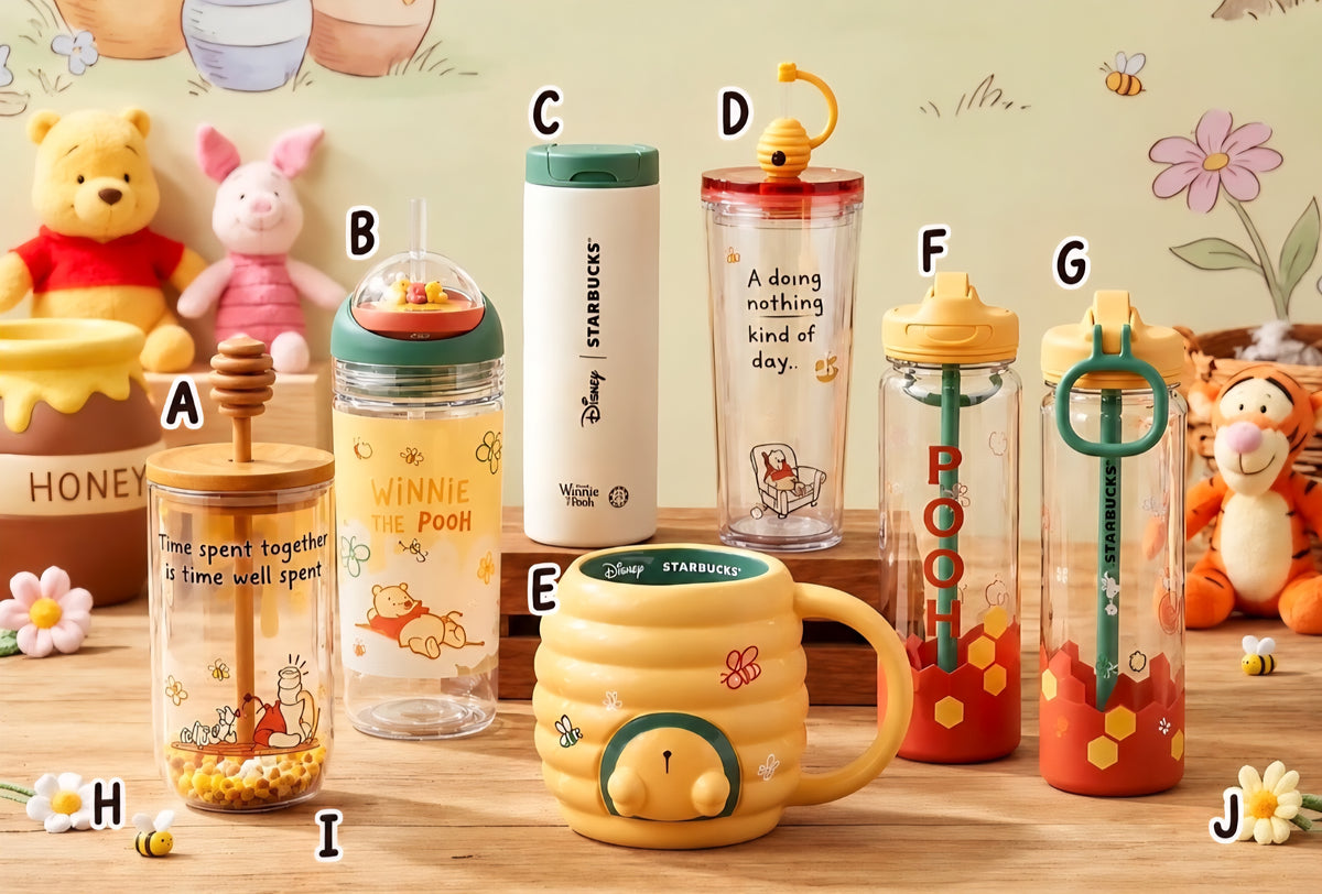 Disney Starbucks Winnie the Pooh Collection - Thailand Exclusive - Preorder