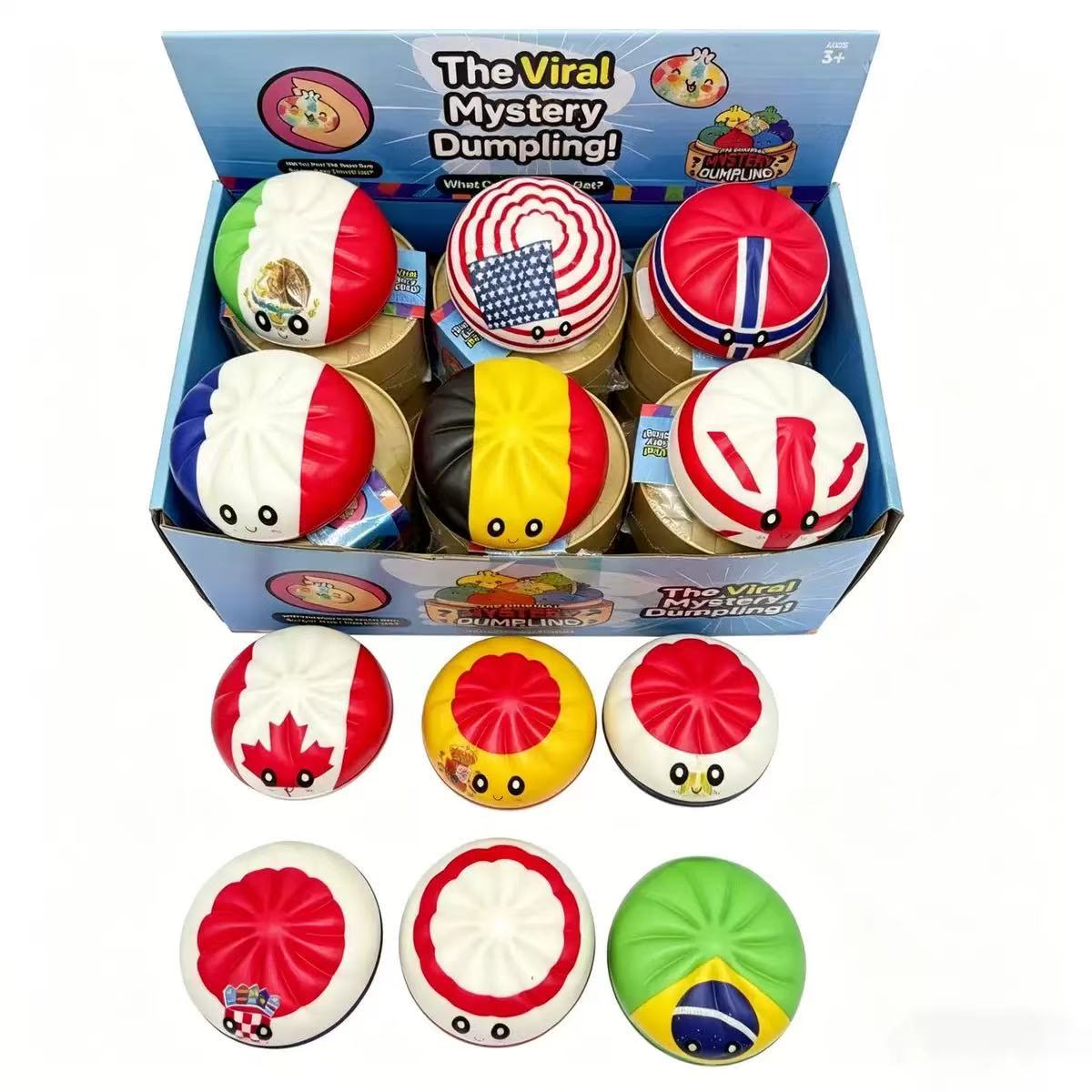 World Cup Dumpling Squishy Toys - Preorder