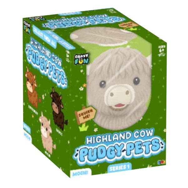 Authentic RMS Crazy Fun Highland Cow Pudgy Pets - Preorder  - November ETA