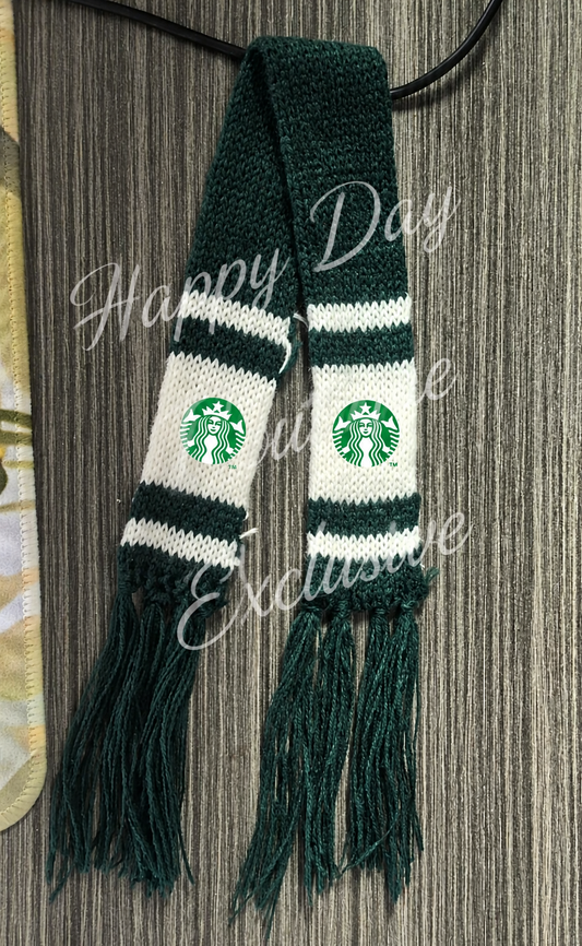 Starbucks Soccer Scarf for Bearista Glass Cups -  Ready to Ship