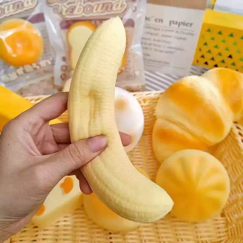 Squishy Banana Toy - Ready to ship