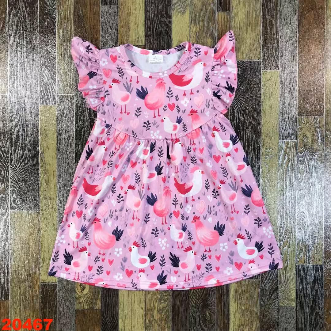 Chicken Girl's Dress
