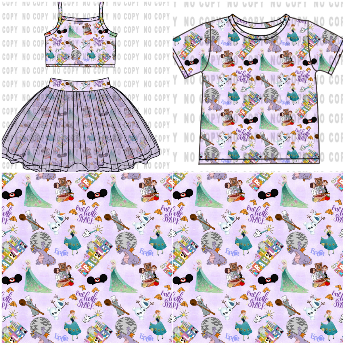 Epcot Tutu Outfit - Preorder - ETA is early May