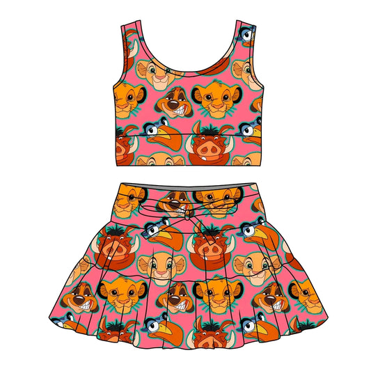 Lion King Pink Yoga Set - Ready to Ship
