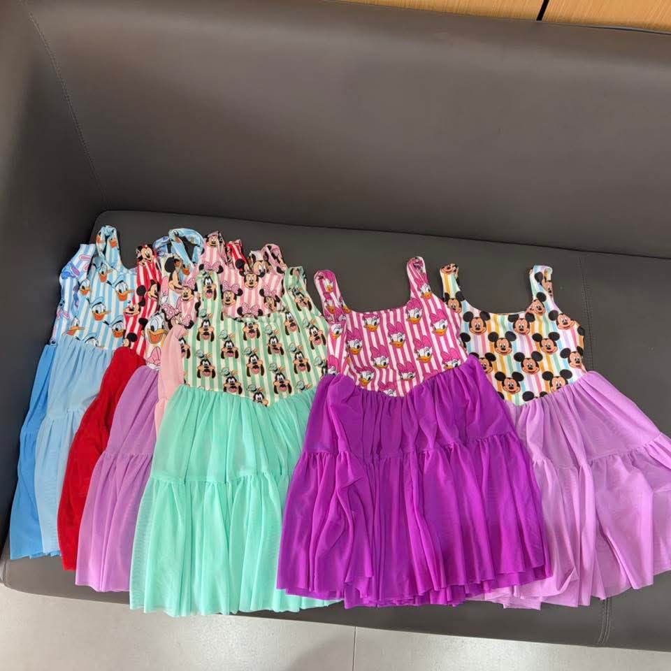 Kid's Goofy Mesh Dress w/ Shorts Underneath- Preorder  - ETA is 4 to 6 weeks