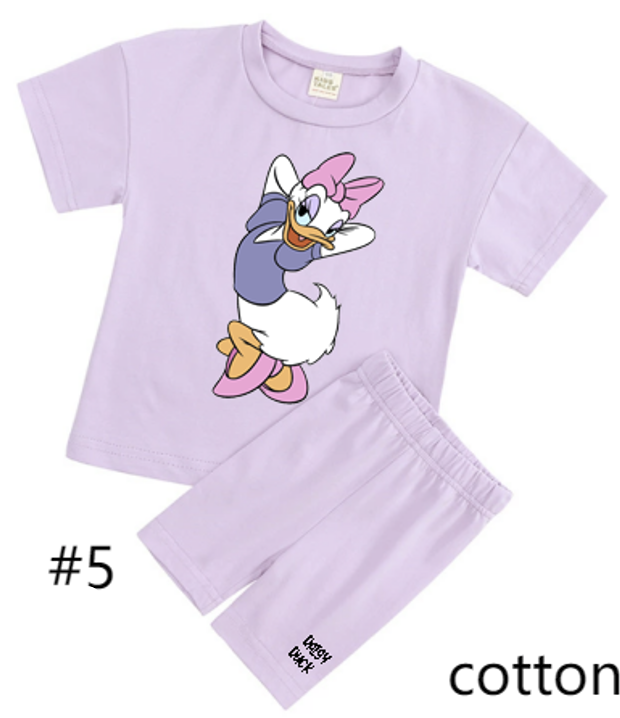 Disney Fab Five Character T-Shirt & Short Sets