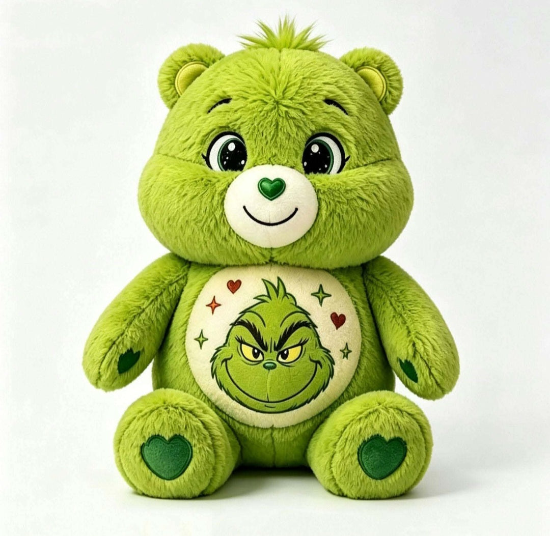 Care Bear Grinch Plush -Preorder -  4 to 6 week ETA