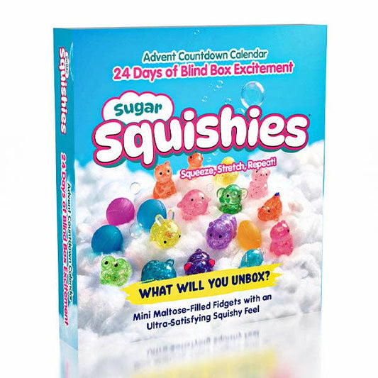 Sugar Squishies® Mini Maltose Fidget Toys 24-Day Advent Countdown Calendar (24pc) Preorder  - October ETA