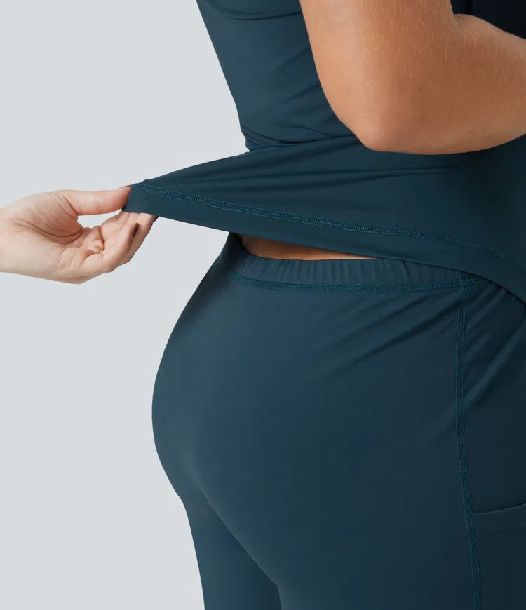 Halara
Backless Twisted Flare Dance Plus Size Active Dress-Longer Length-Easy Peezy Edition