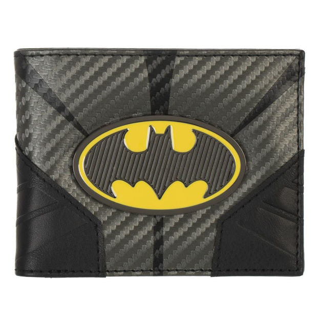 DC COMICS BATMAN METAL BADGE BI-FOLD WALLET