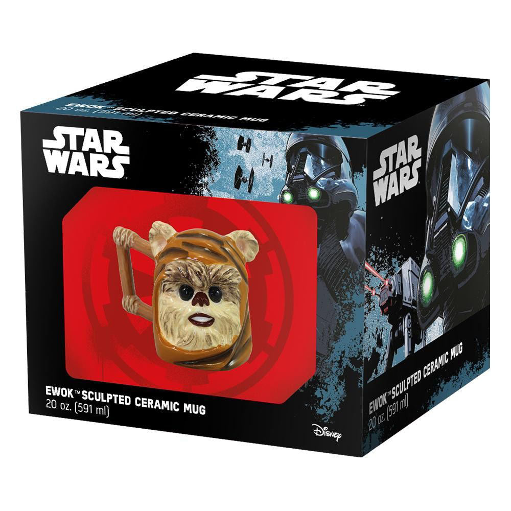 STAR WARS EWOK 24 OZ. PREMIUM SCULPTED CERAMIC MUG