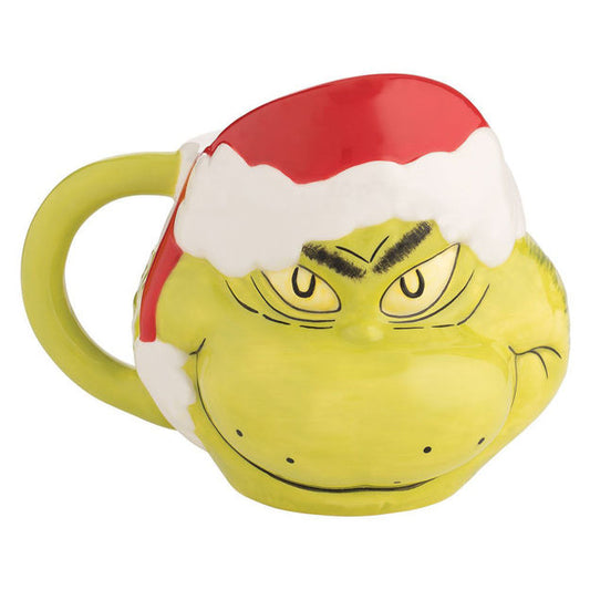 DR. SEUSS THE GRINCH 16 OZ. SCULPTED CERAMIC MUG