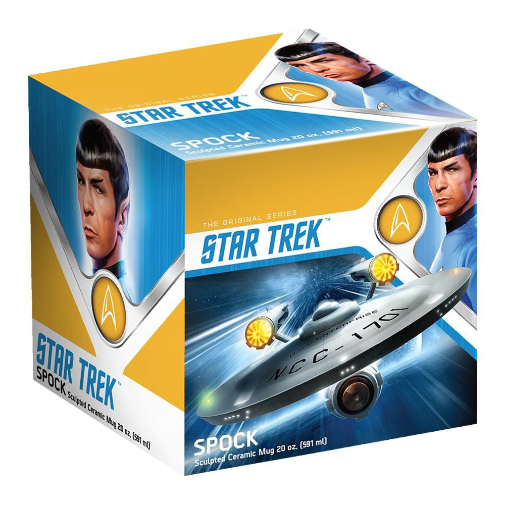 STAR TREK SPOCK SCULPTED CERAMIC MUG