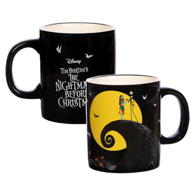 THE NIGHTMARE BEFORE CHRISTMAS JACK & SALLY 16 OZ. CERAMIC MUG