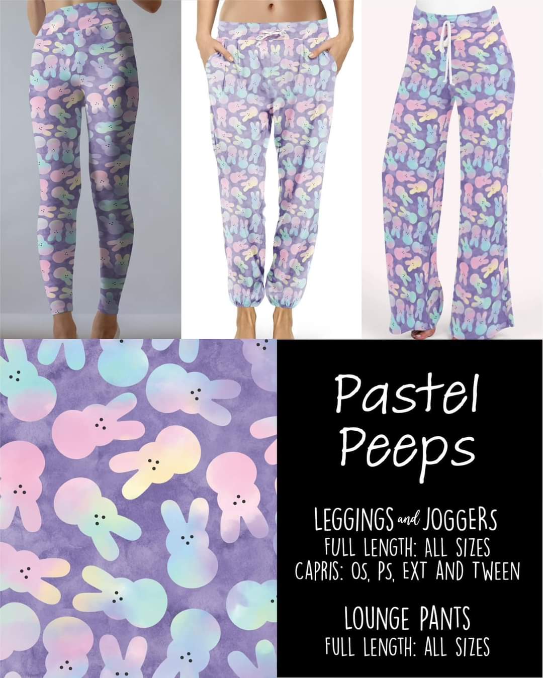 Pastel Peeps Leggings