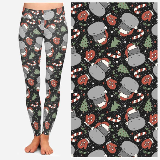 Christmas Hippos