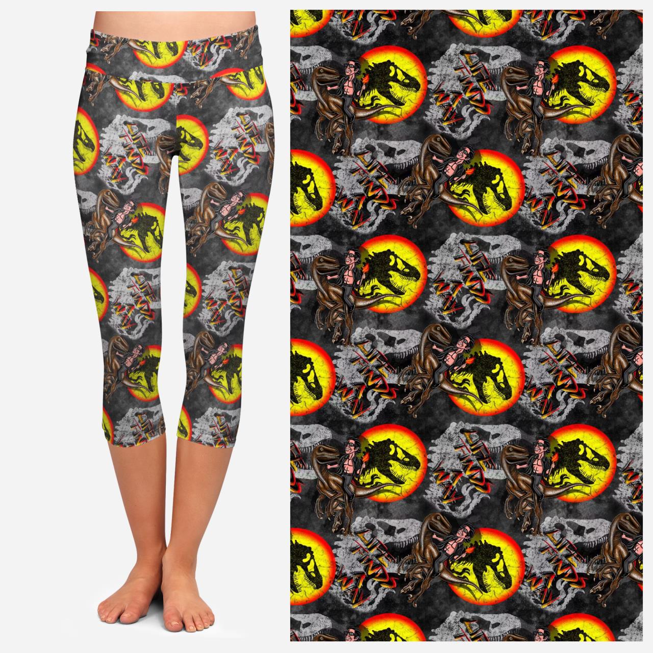 Life Finds a Way Capri Leggings - Preorder